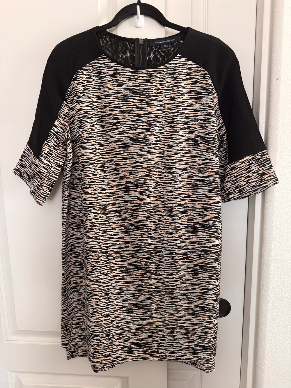 French Connection Zipper Back Sheath